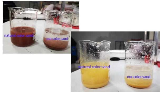 Factory Supply High Quality High-Temperature Sintered Real Stone Paint Color Sand