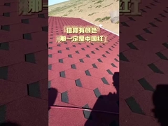 Φυτογυάλα Asphalt πέτρα οροφή Shingles διακοσμητικό για εμπορικά